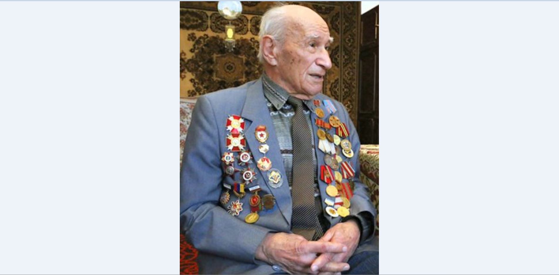 95 лет заслуженному фронтовику Решату Садрединову