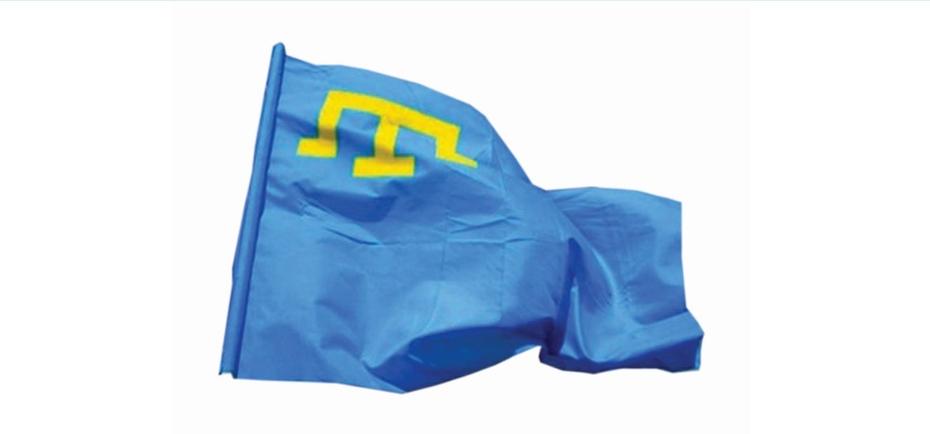 Памятник крымскотатарскому флагу!
